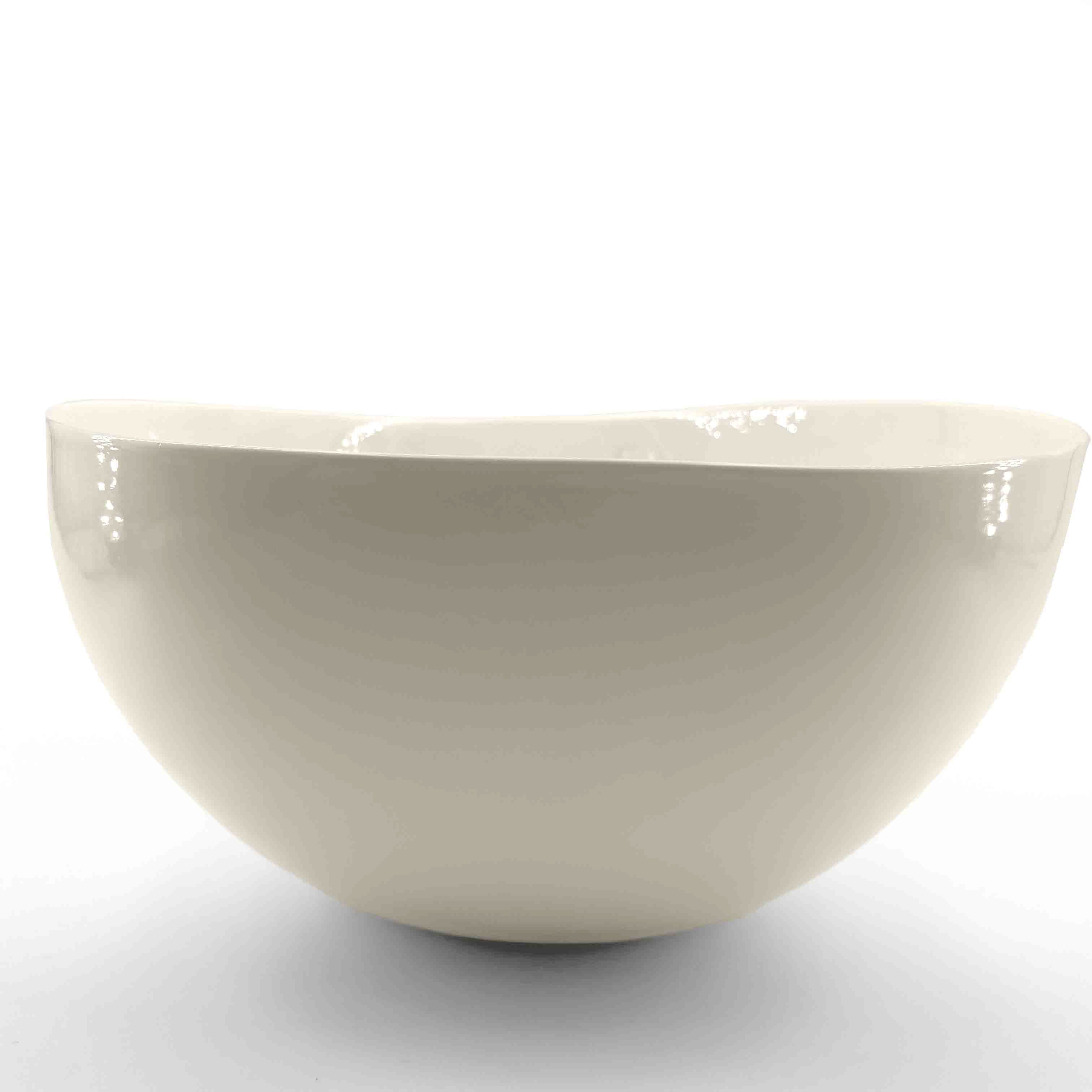 Saladier design en porcelaine blanche - Vaisselle Chic et Tendance