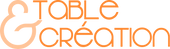 logo table et création sur 2 lignes en couleurs